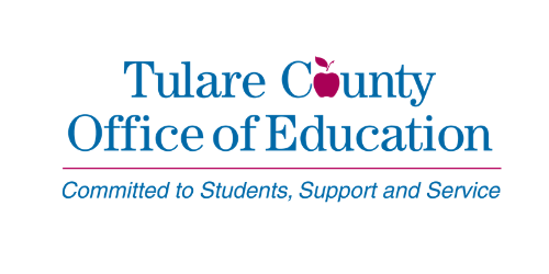 Logo for Tulare County Office of education, Committed to students, support and service 